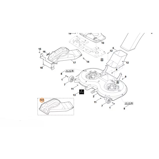 Stihl  Pokrywa 6170 706 0780